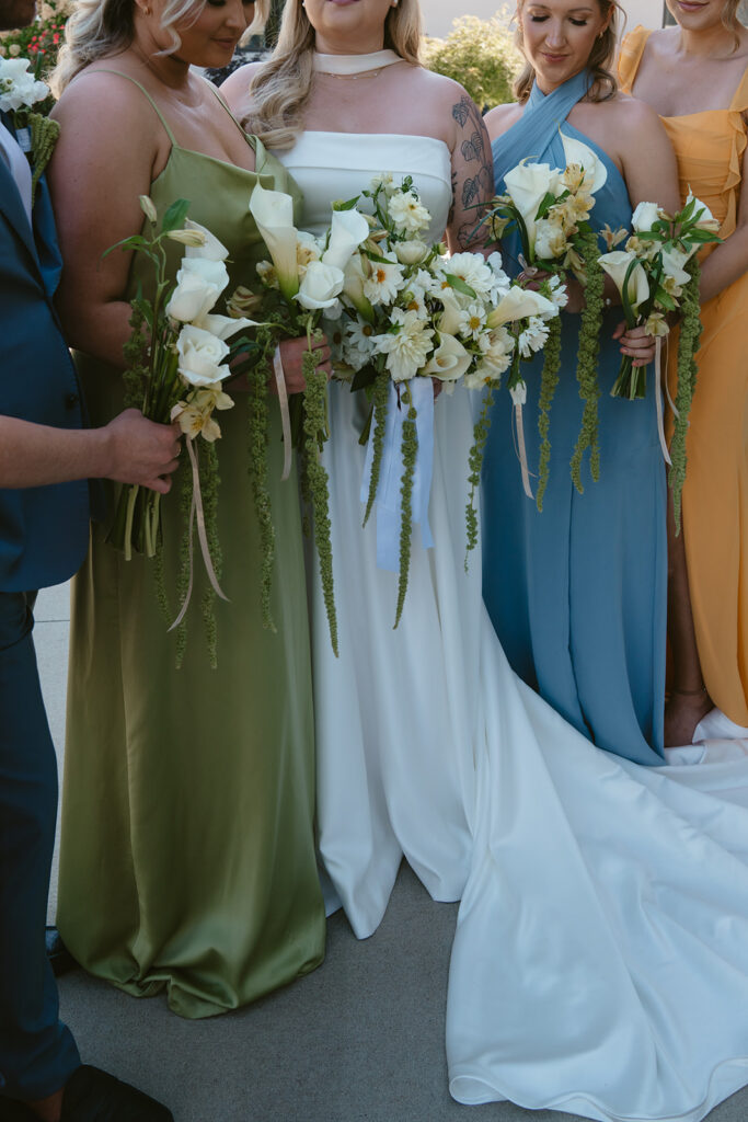 Beautiful picture of the wedding bouquet