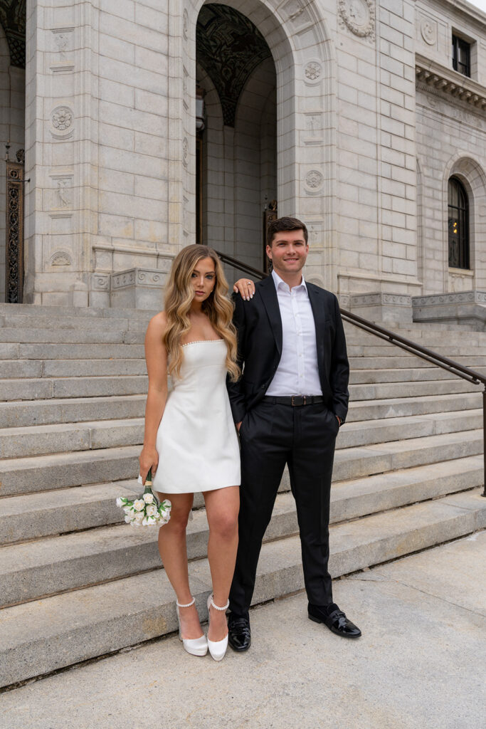 Couple at their dream engagement photos