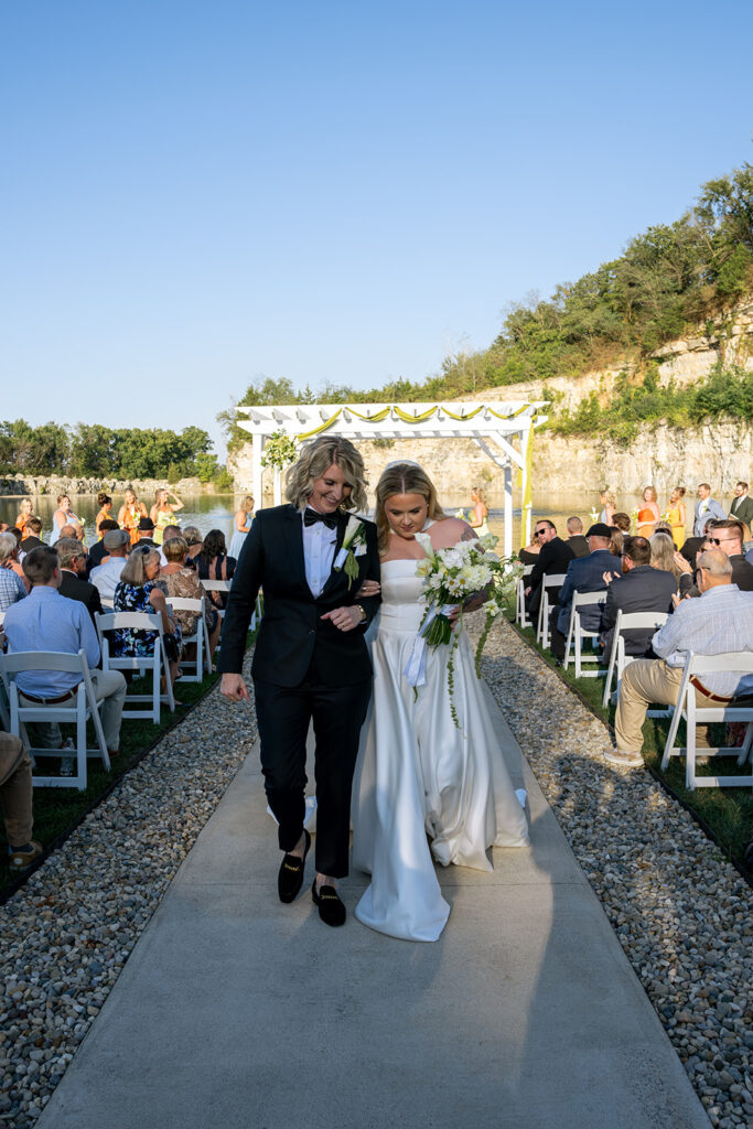 A Colorful LGBTQ St. Louis Wedding at Sunset Bluffs: Hannah & Kayla’s Modern Celebration