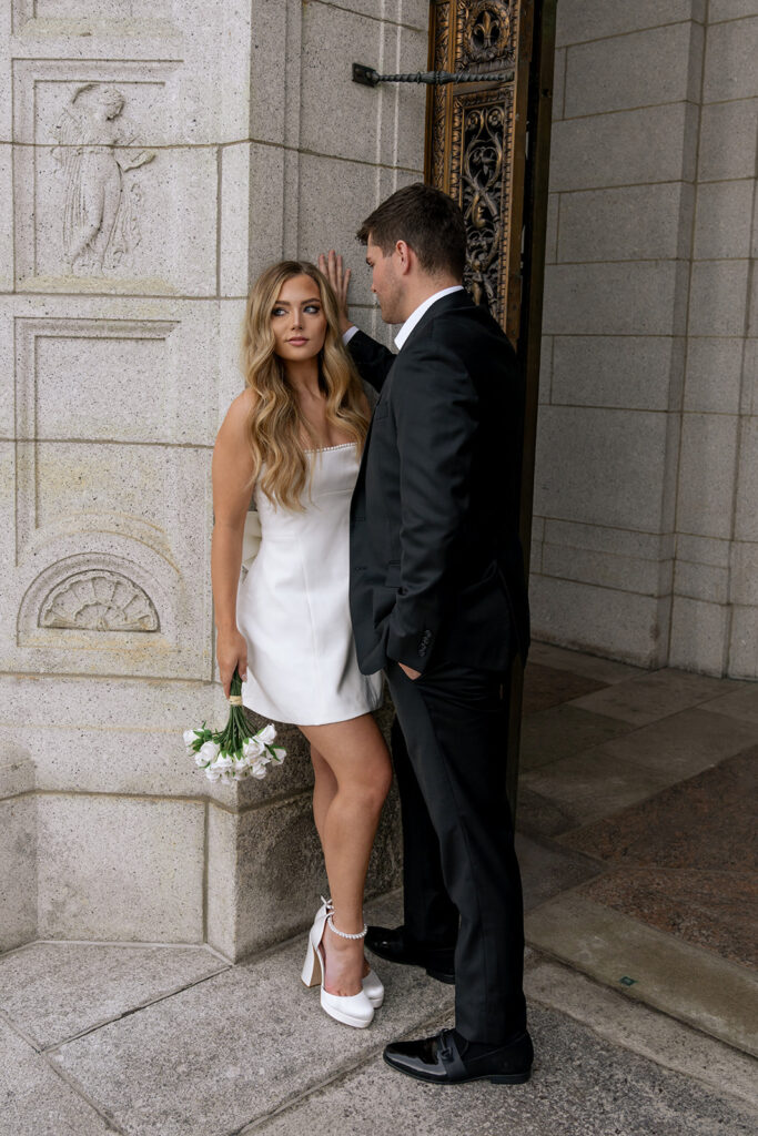 Timeless and elegant engagement session