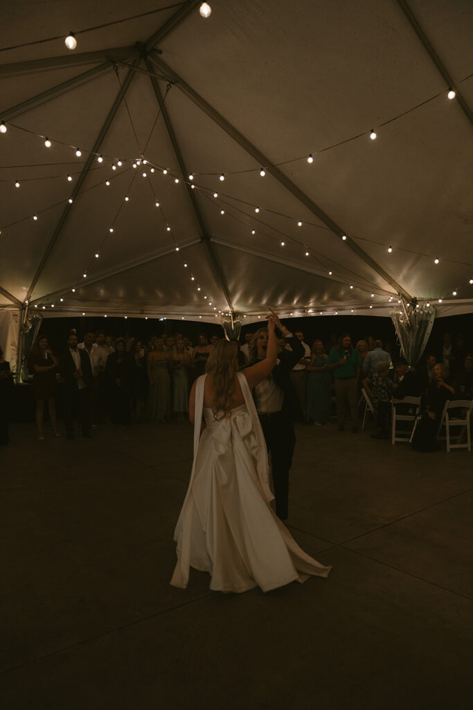 couple at their dream reception