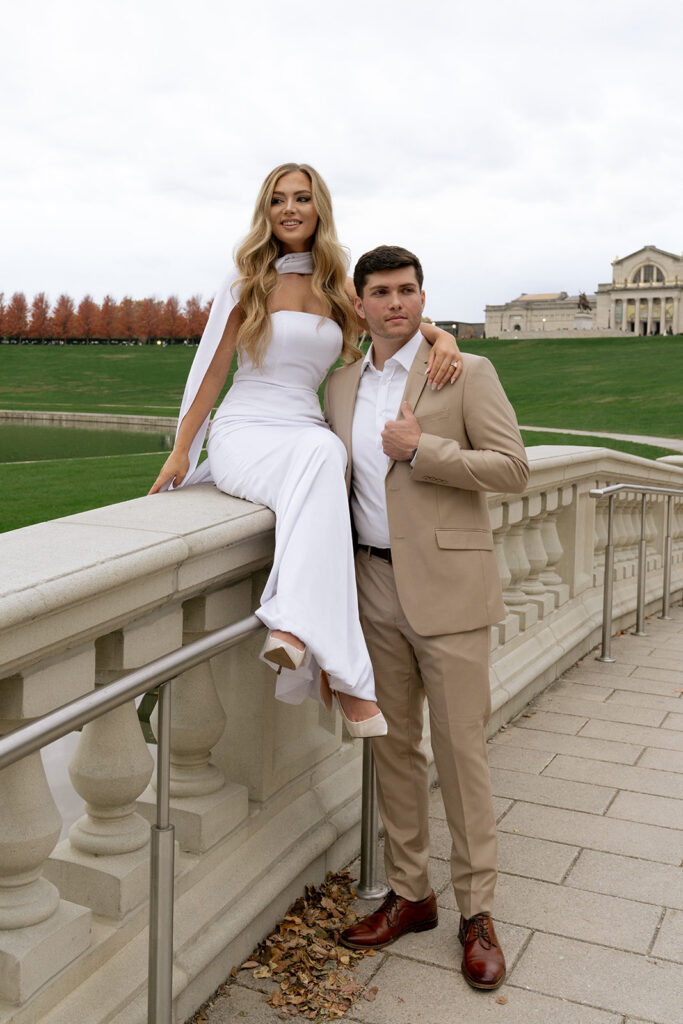 elegant st. louis couple portraits