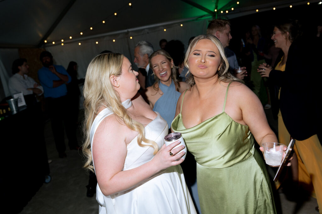 fun wedding reception party