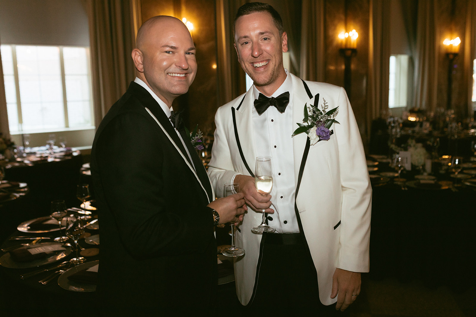 Garrett & Nick’s Classy Black Tie Wedding at The Coronado in St. Louis