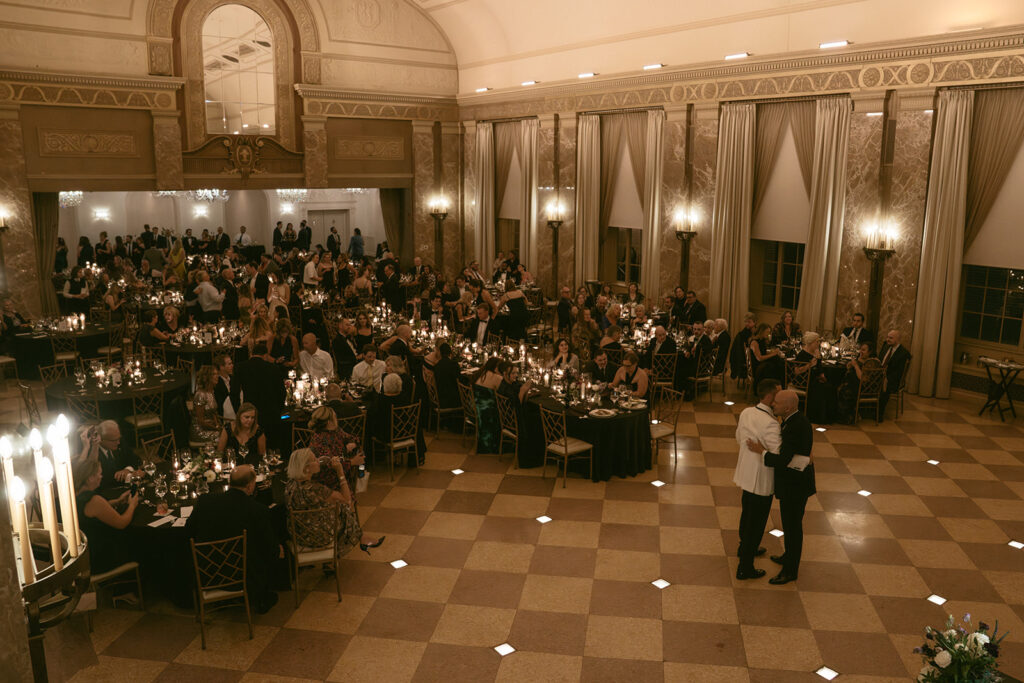newlyweds at their first dance