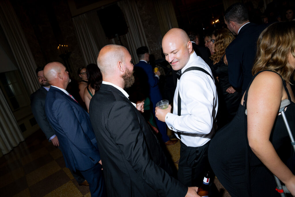 newlyweds at their dream reception