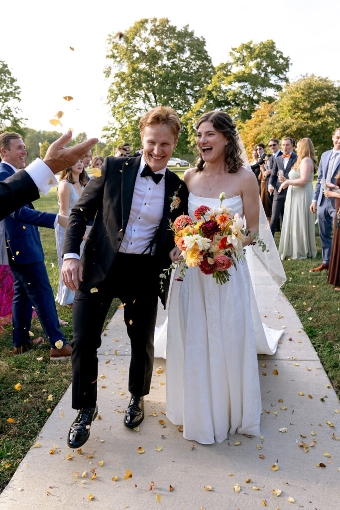 cute picture of the bride and groom at their dream st. louis wedding 