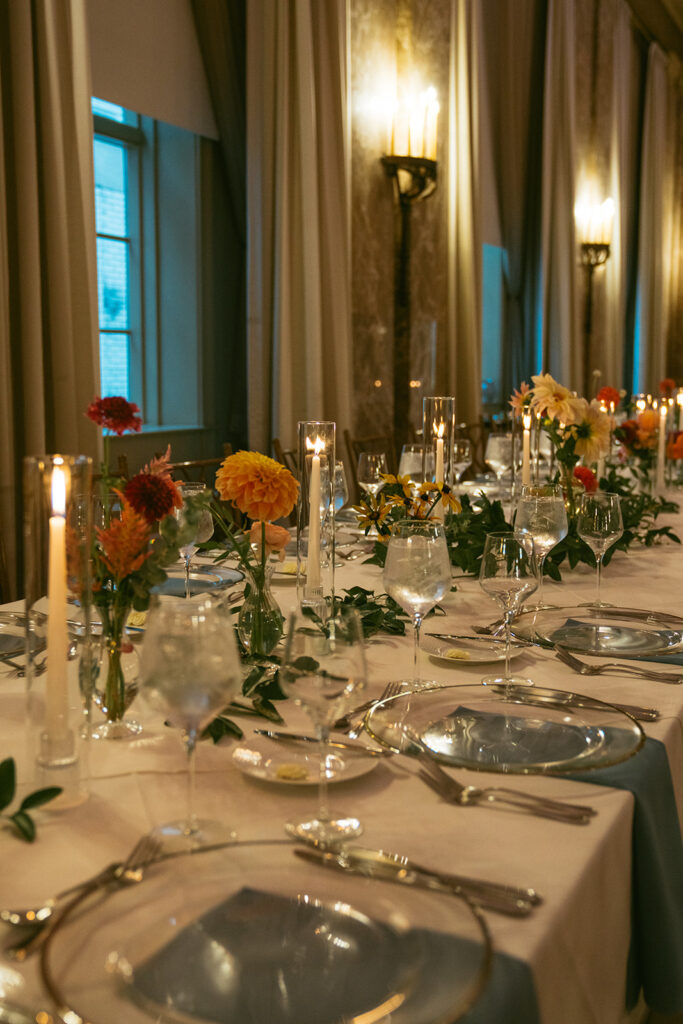 stunning wedding reception decor