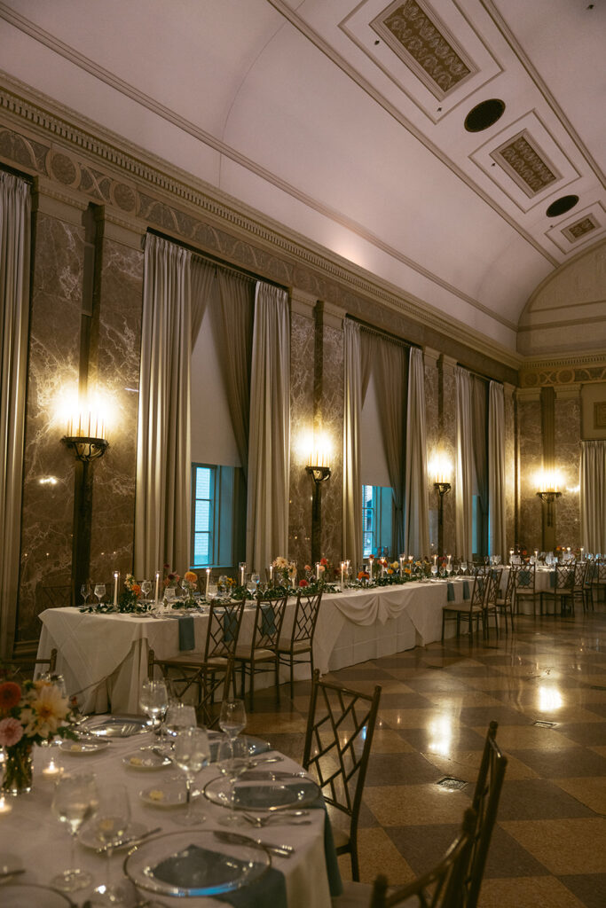 stunning wedding reception details