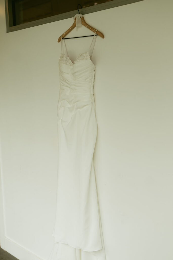 stunning picture of the wedding dress