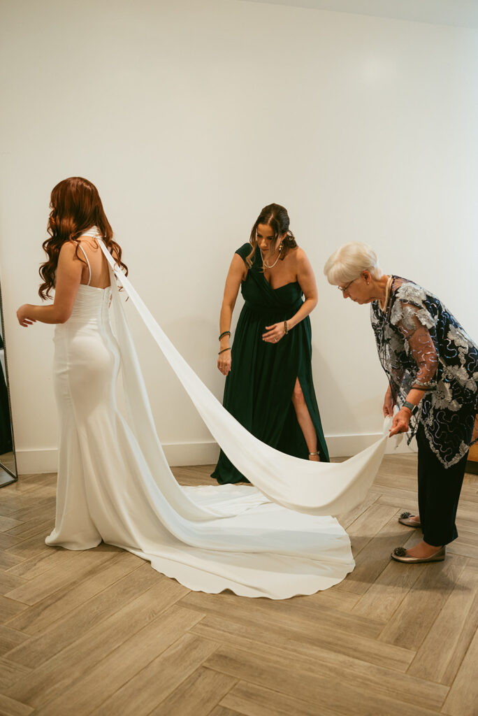 A Moody Fall Wedding at Greenhouse Two Rivers with a Cinematic Film Vibe