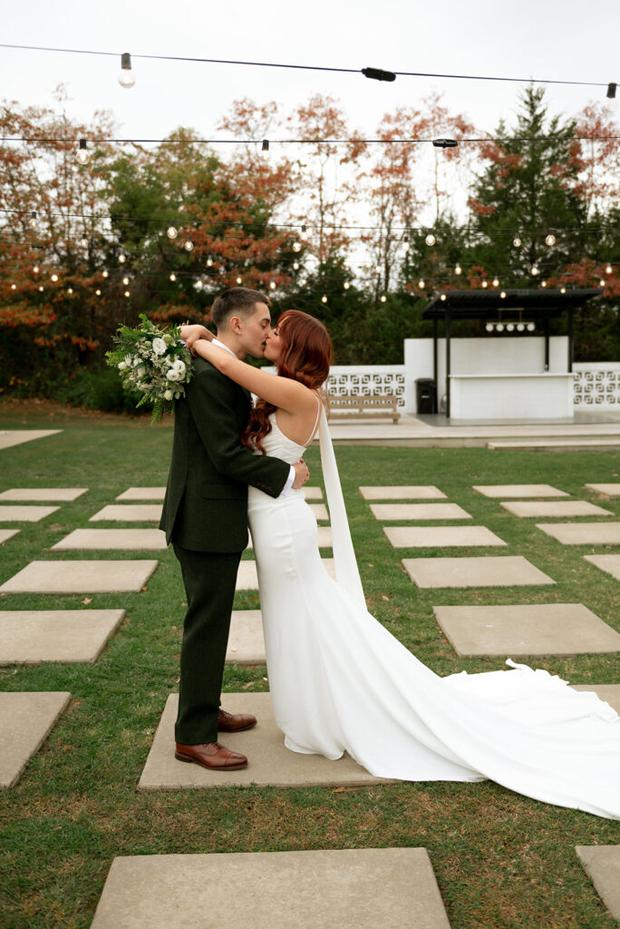 A Moody Fall Wedding at Greenhouse Two Rivers with a Cinematic Film Vibe