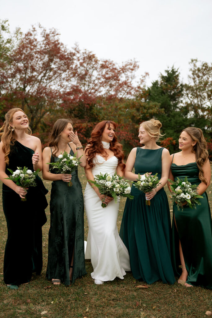 cute picture of the bride and her friends