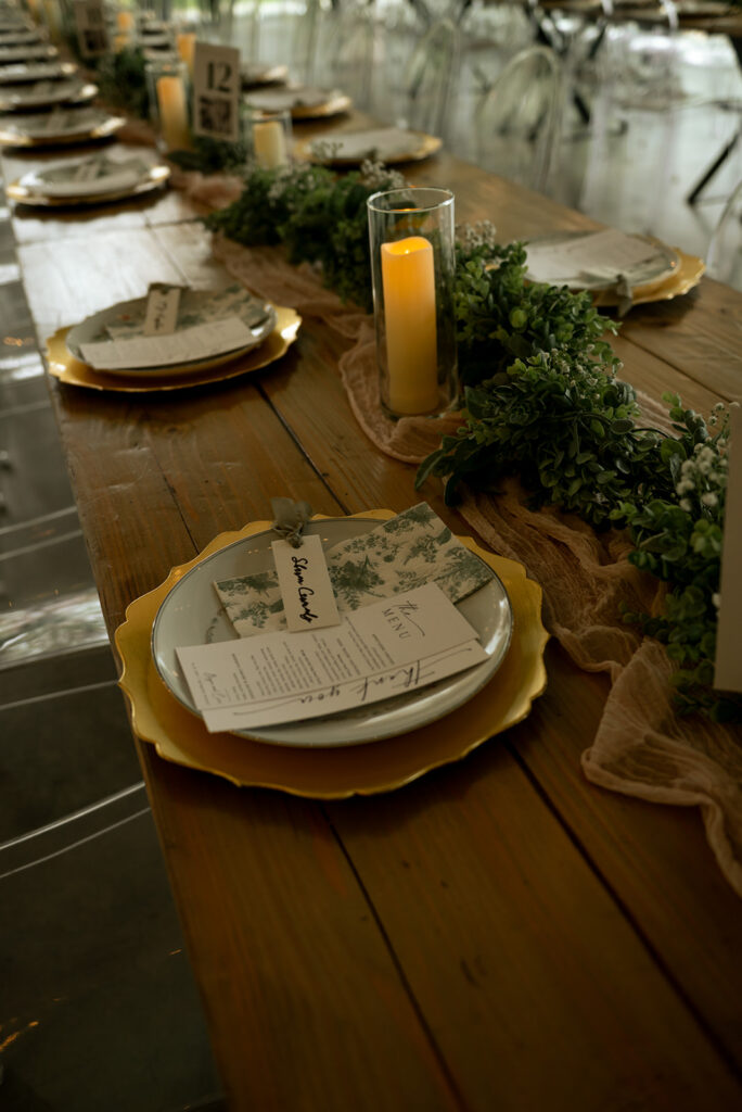 stunning wedding reception decor