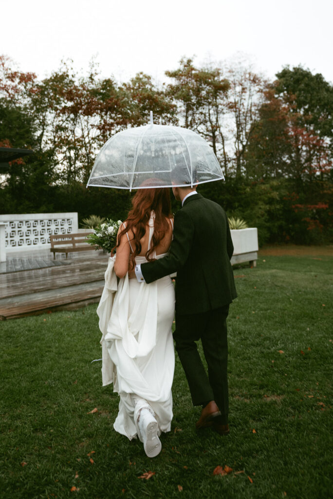 A Moody Fall Wedding at Greenhouse Two Rivers with a Cinematic Film Vibe