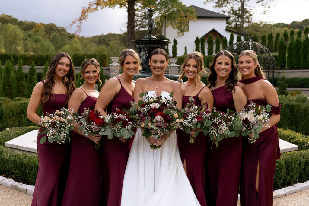 Picture of the bride and her friends