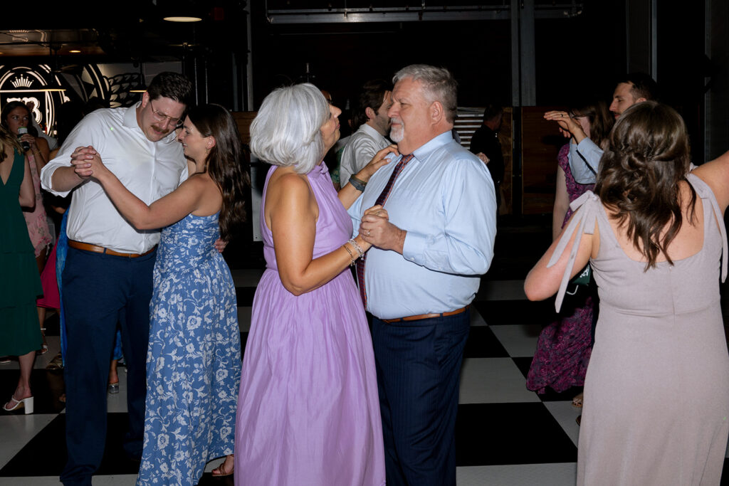 fun wedding reception party