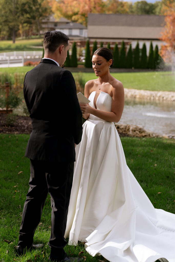 Elegant Fall Wedding at Knotting Hills | Megan & Tyler’s Garden Ceremony