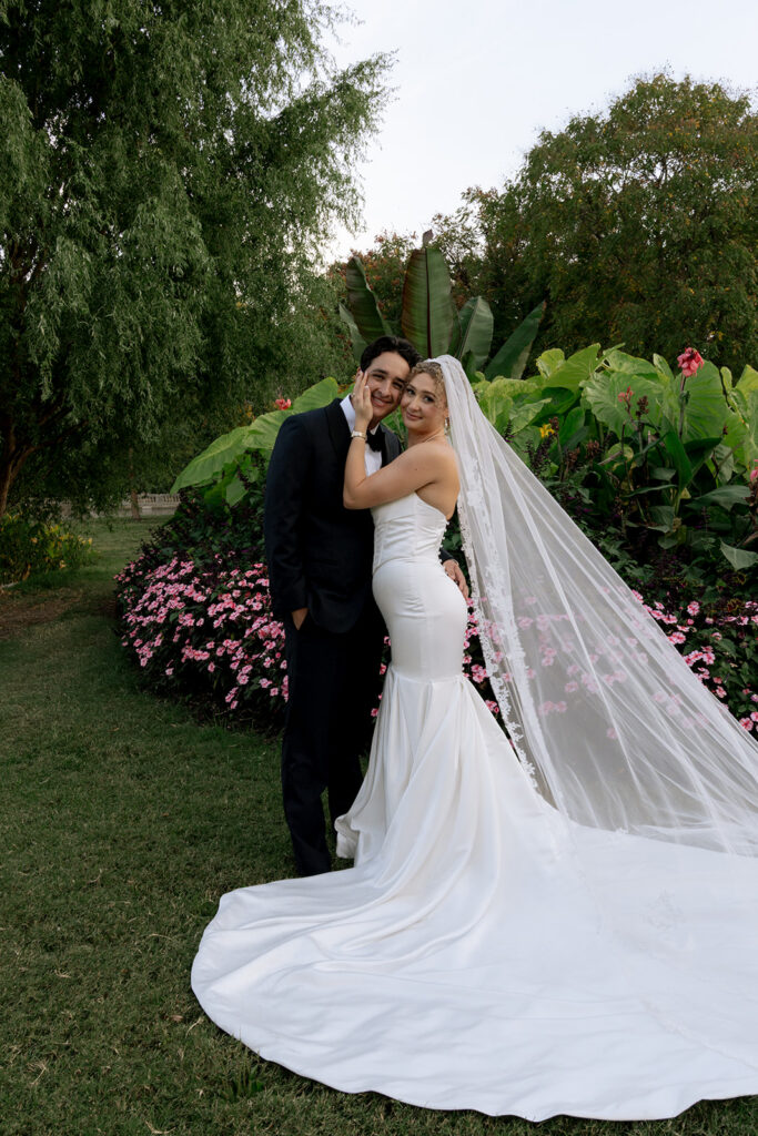 bride and groom at their dream wedding