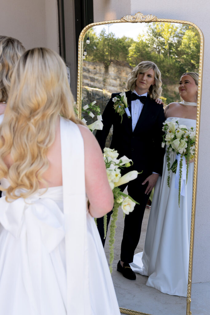 couple before heading to their wedding ceremony