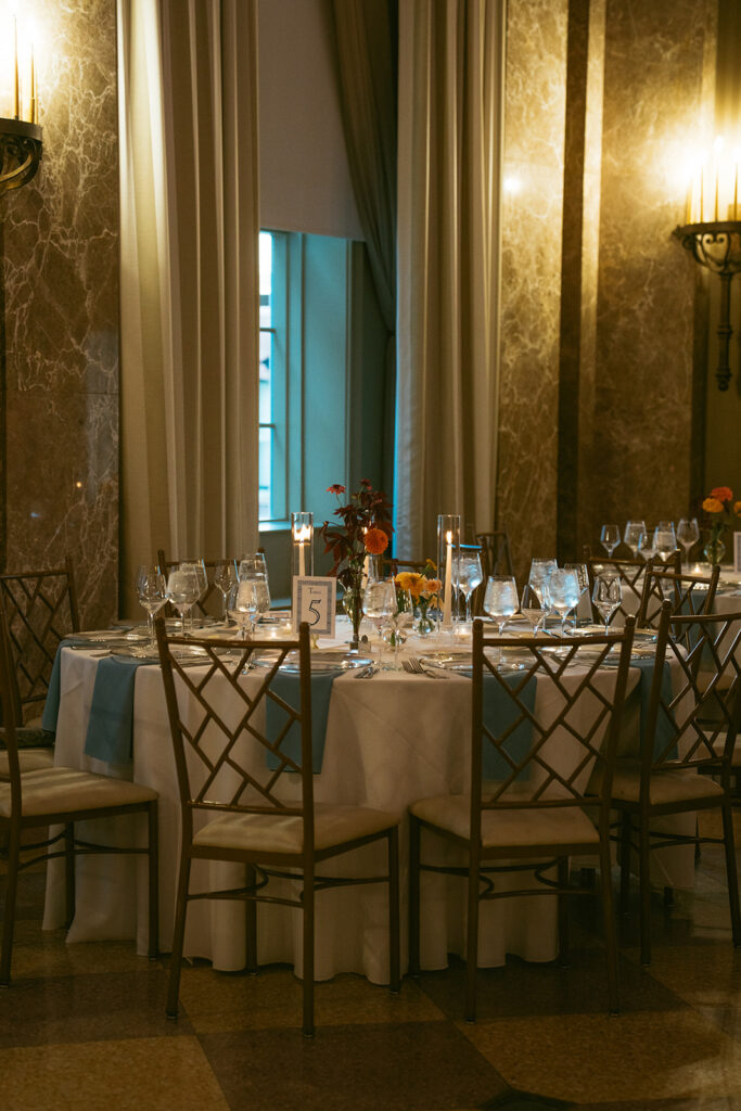 stunning wedding reception in st. louis