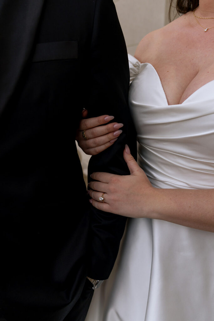 stunning closeup shot of the wedding ring