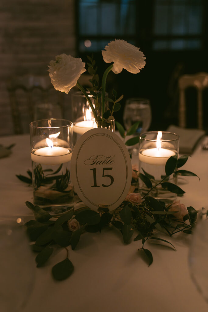 elegant and timeless wedding reception decor