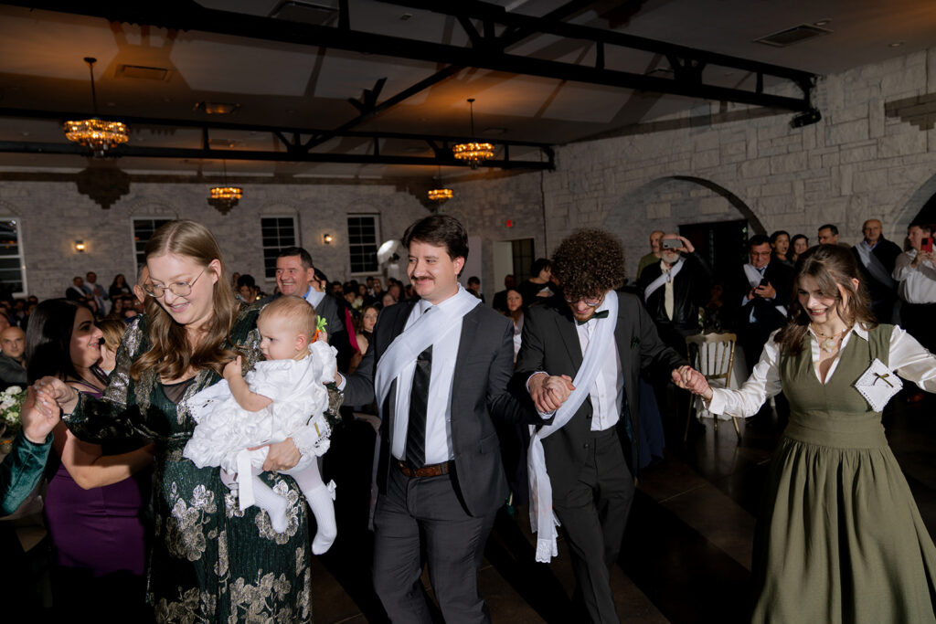 fun wedding reception party