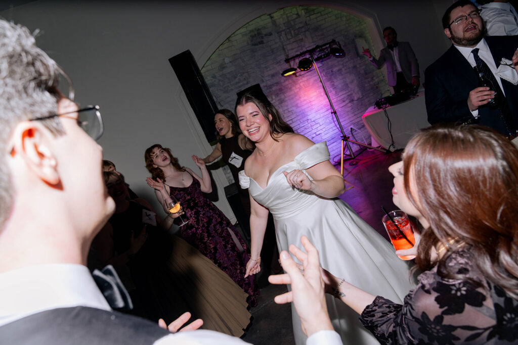 fun wedding reception party