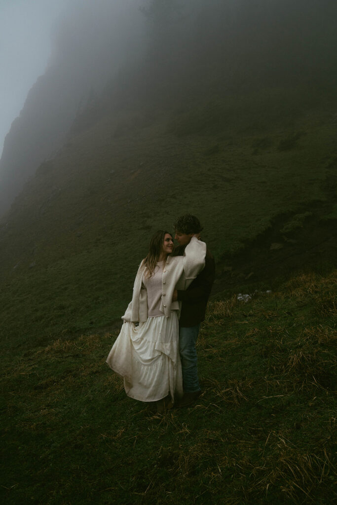 romantic couple session near the beach