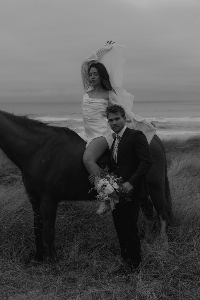 romantic and bridal portraits in the oregon coast