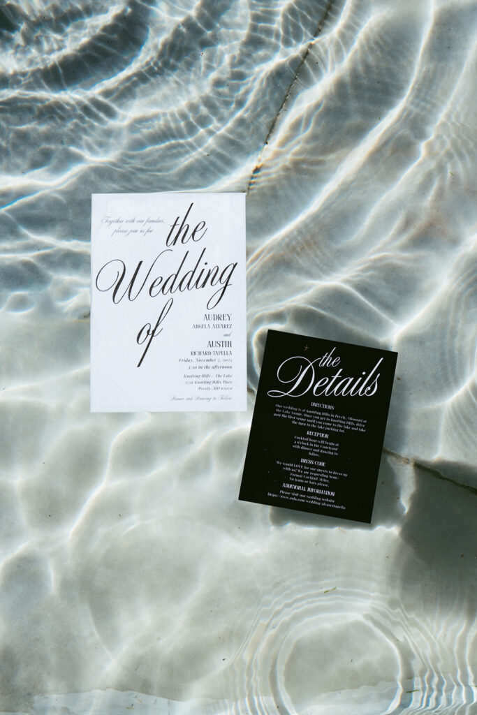 Romantic Knotting Hills Wedding with Timeless Black & White Details