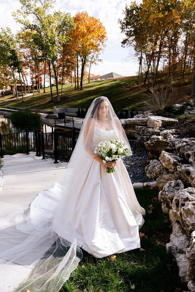 Romantic Knotting Hills Wedding with Timeless Black & White Details