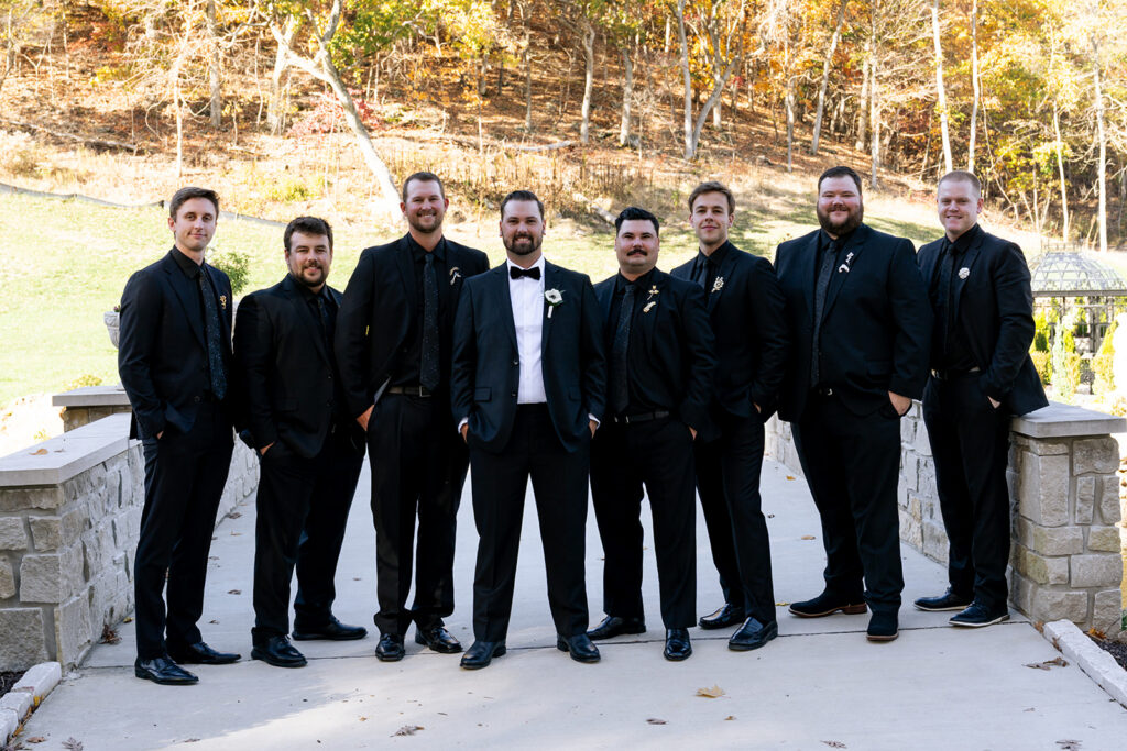 Romantic Knotting Hills Wedding with Timeless Black & White Details