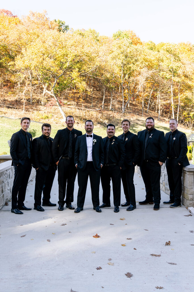 Romantic Knotting Hills Wedding with Timeless Black & White Details