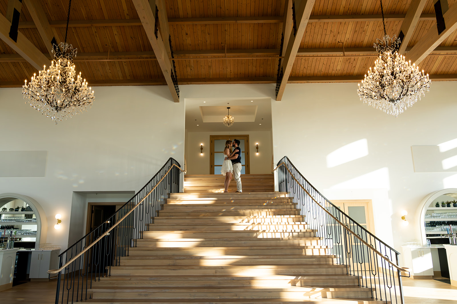 Romantic Central Library Engagement Photos in St. Louis