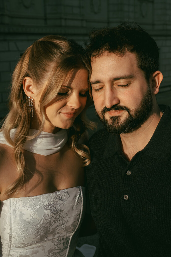 romantic engagement photos in st. louis