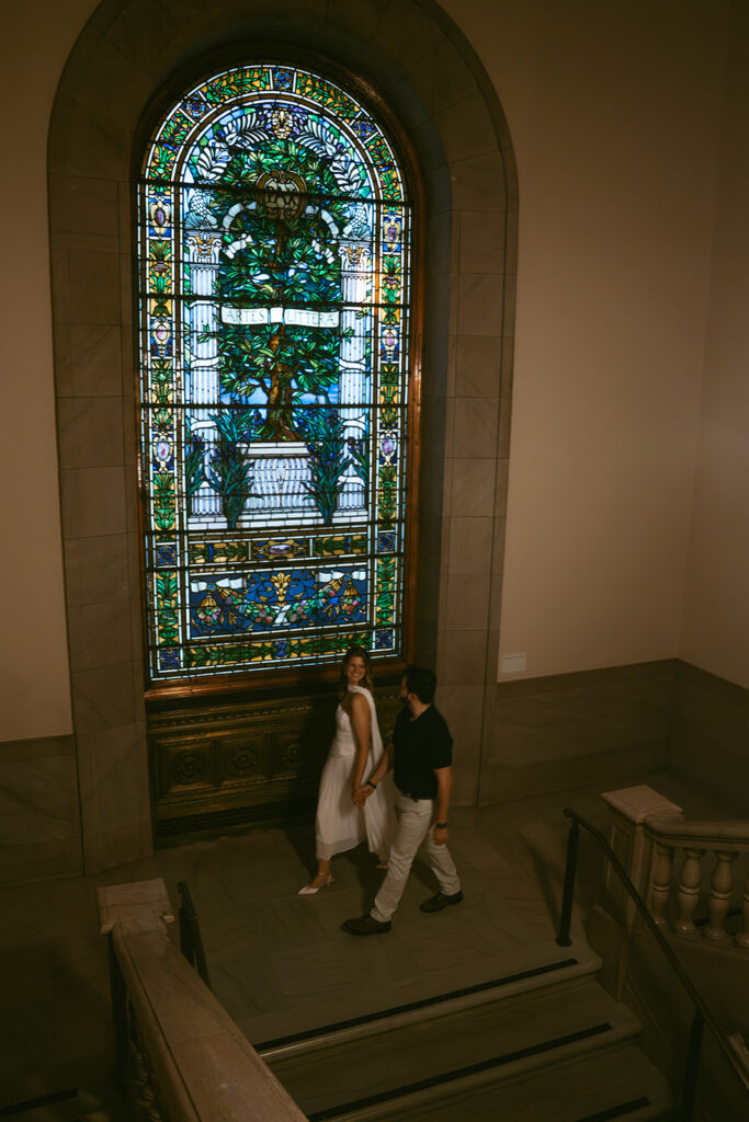 Couple at their dreams, photoshoot