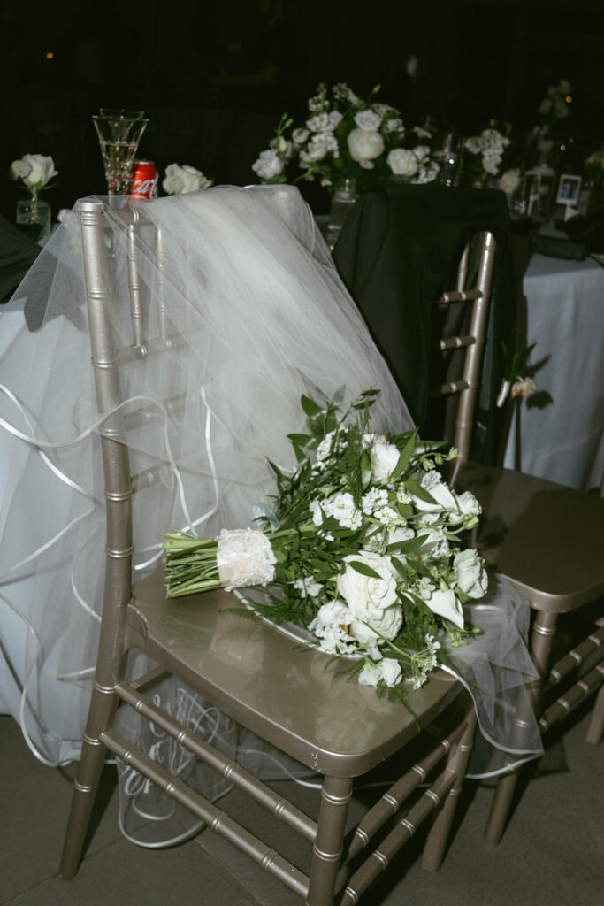 Romantic Knotting Hills Wedding with Timeless Black & White Details