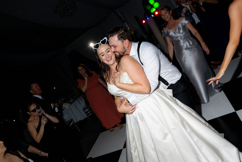 Romantic Knotting Hills Wedding with Timeless Black & White Details