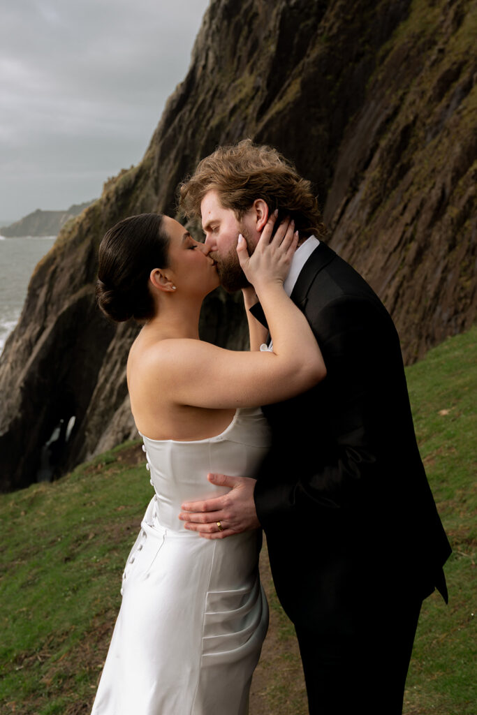 Editorial Cannon Beach Oregon Elopement With Stormy Coastal Vibes
