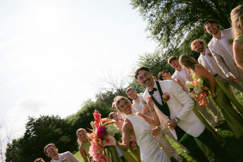 A Colorful Summer Wedding at Cedar Creek in New Haven, Missouri