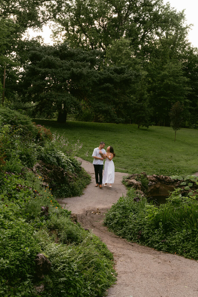 fiance kissing his fiance on the cheek