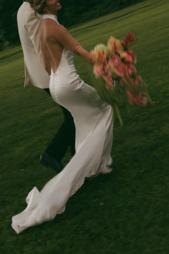 playful bridal portraits in missouri