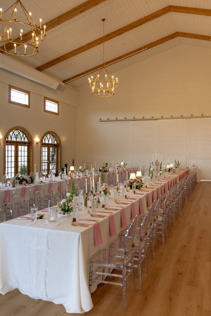 elegant and timeless wedding reception