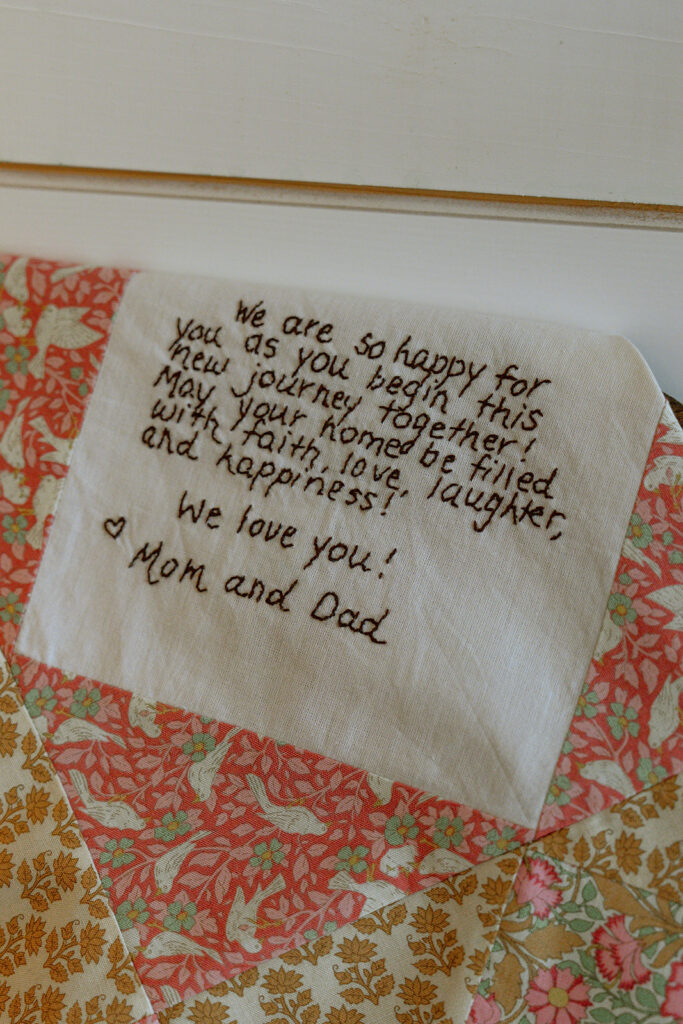 thoughtful wedding details